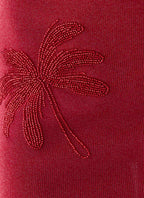 Annalise Beaded Mini Dress - Wine