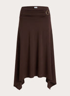 Automatic Midi Skirt - Rose Taupe