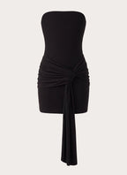 Jiliana Strapless Mini Dress - Black