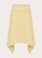 Jude Midi Skirt - Yellow Cream
