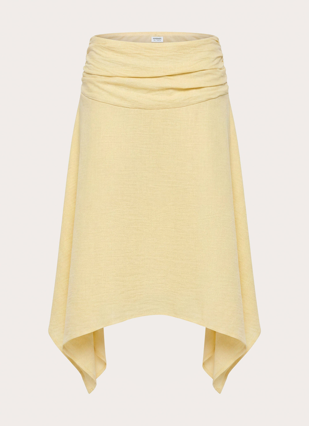 Jude Midi Skirt - Yellow Cream