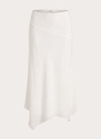 Kerrie Hanky Midi Skirt - White