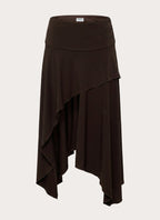 Lycia Midi Skirt - Chocolate