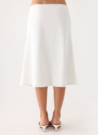 Marquas Midi Skirt - White