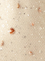 Orelli Shell Sequin Knit Maxi Dress - Ivory