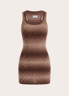 Pirella Knit Mini Dress - Chocolate Ombre