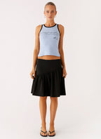Rayna Midi Skirt - Black
