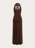 Vedetta Maxi Dress - Chocolate