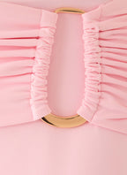 Vickine Midi Skirt - Pink